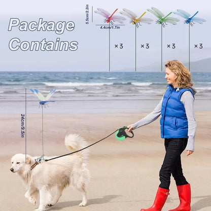 12CT Dragonfly Bug Repellent Clips