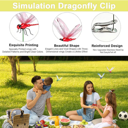 12CT Dragonfly Bug Repellent Clips